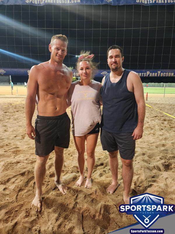 Jun 21st Sand Volleyball Tournament Co-ed "lite" 3v3 Champions