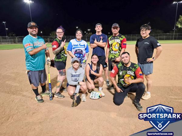 Softball Sun Co-ed 10v10 - E/Rec-2 Champions