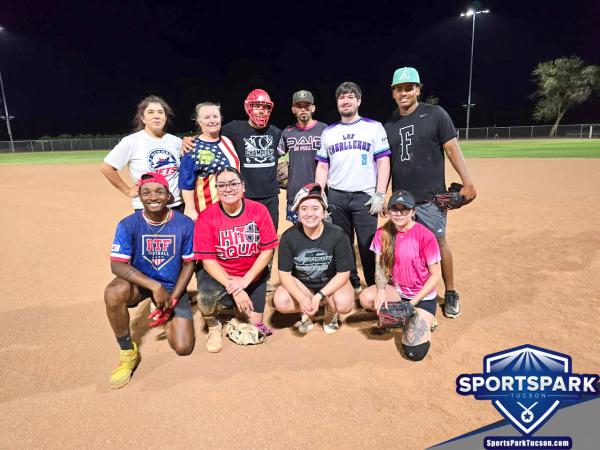 Softball Sun Co-ed 10v10 - E/Rec-1 Champions