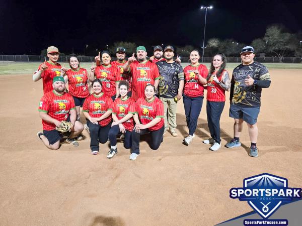 Softball Sun Co-ed 10v10 - E/Rec-2 Champions