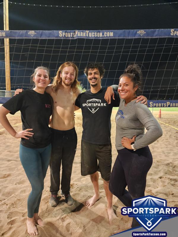 Volleyball Sun Reverse Co-ed 2v2 - A/B Champions