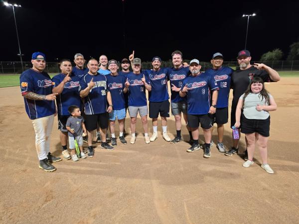 Softball Fri Men's 10v10 - E/Rec-2 Champions