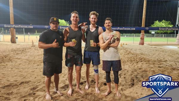 May 20th Sand Volleyball Tournament Men's 4v4 - A/B Champions