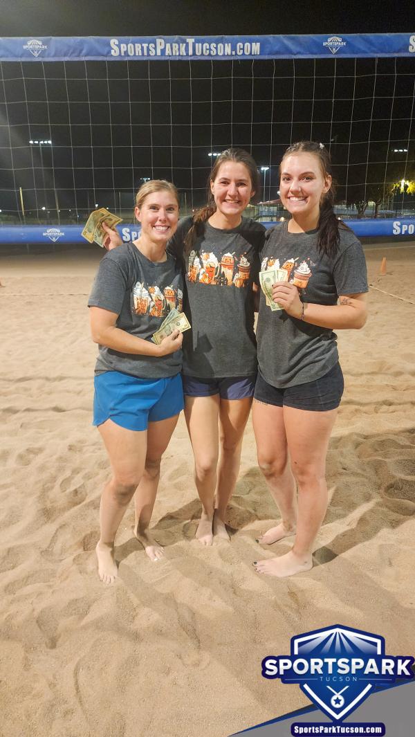 Sep 16th Sand Volleyball Tournament Women's 3v3 Champions