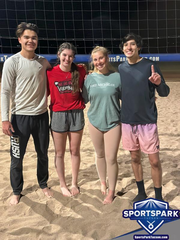Volleyball Wed Co-ed 4v4 - A/B Champions