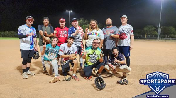 Jul 6th Softball Tournament Co-ed Lite 10v10 - Lower 2 Champions