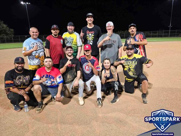 Aug 3rd Softball Tournament Men's 10v10 - Lower Champions