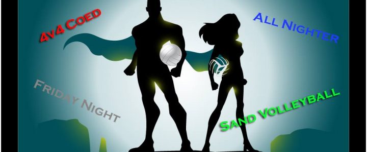 4v4 Coed Sand Volleyball Superhero “All-Nighter” Tournament