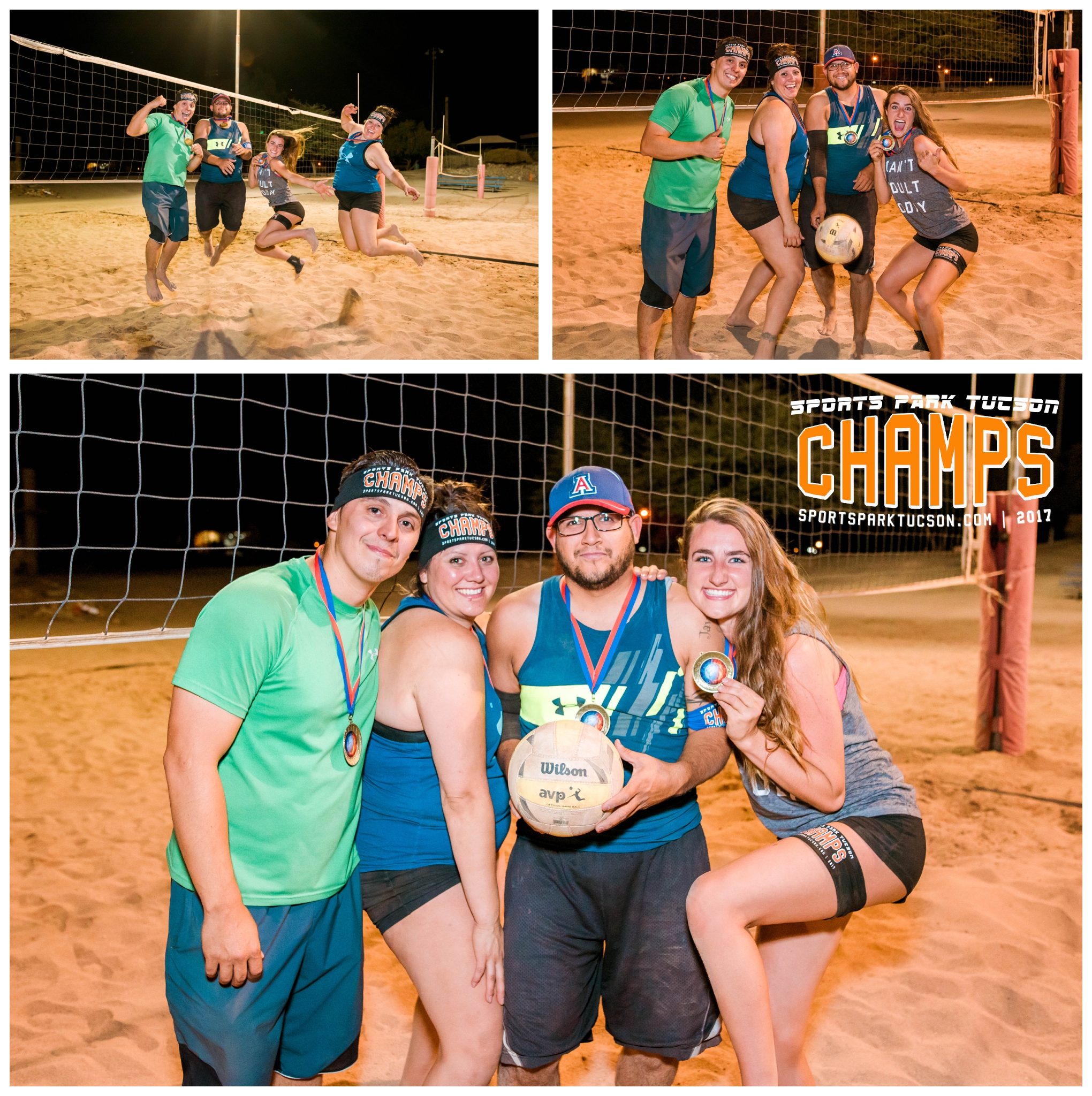 Volleyball Wed Co-ed 4 V 4 - Gold Champions