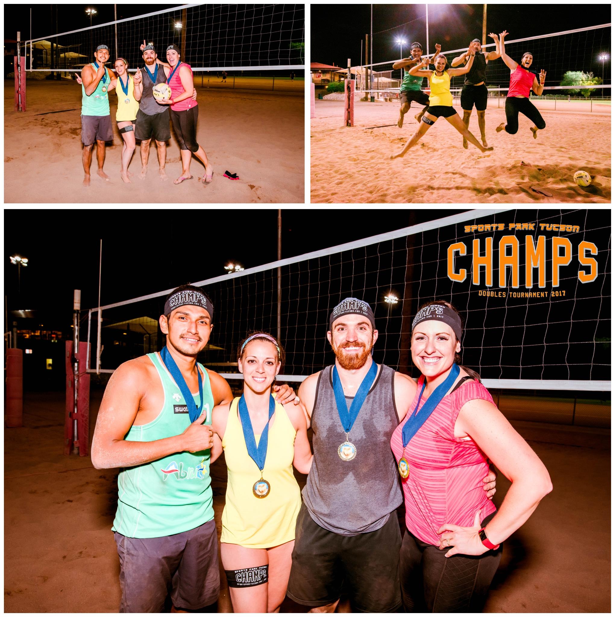 Volleyball Mon Co-ed 4 v 4 - Gold Champions
