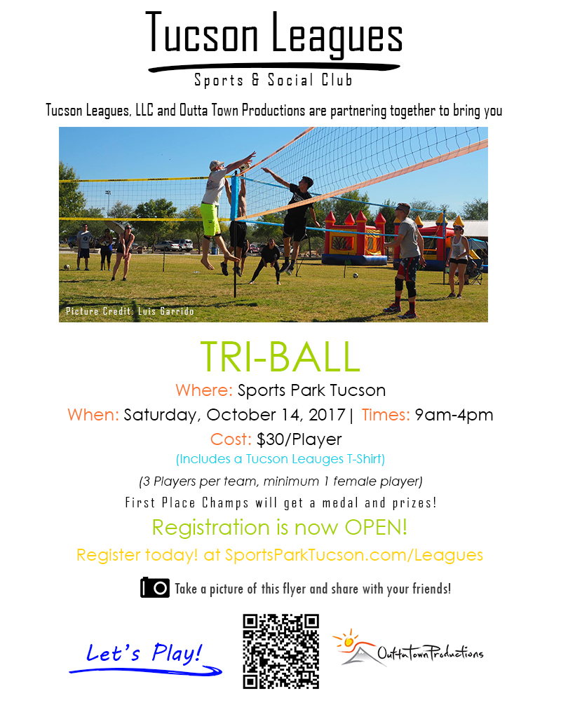 3v3v3 TriBall Grass Volleyball Tournament Sports Park Tucson