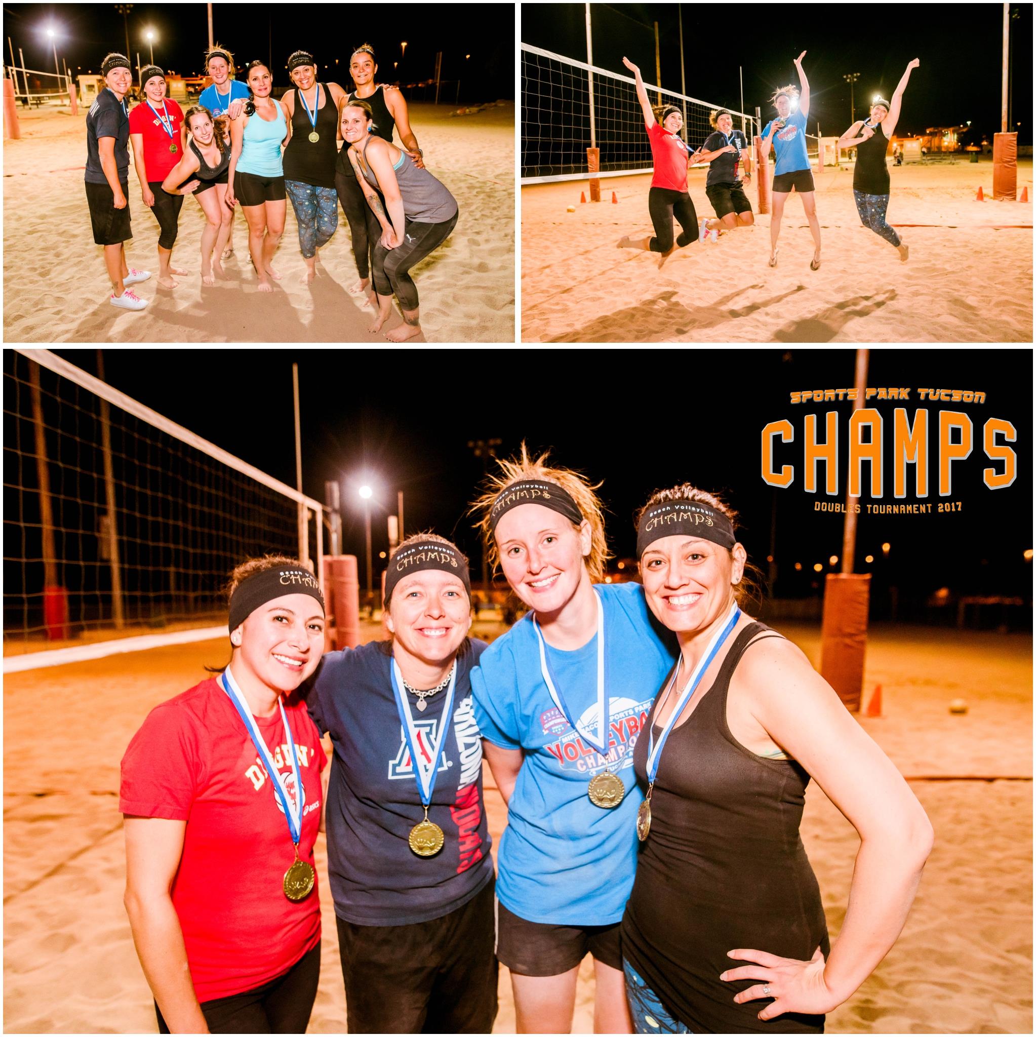 Volleyball Tue Womens 4 v 4 - Gold  Champions