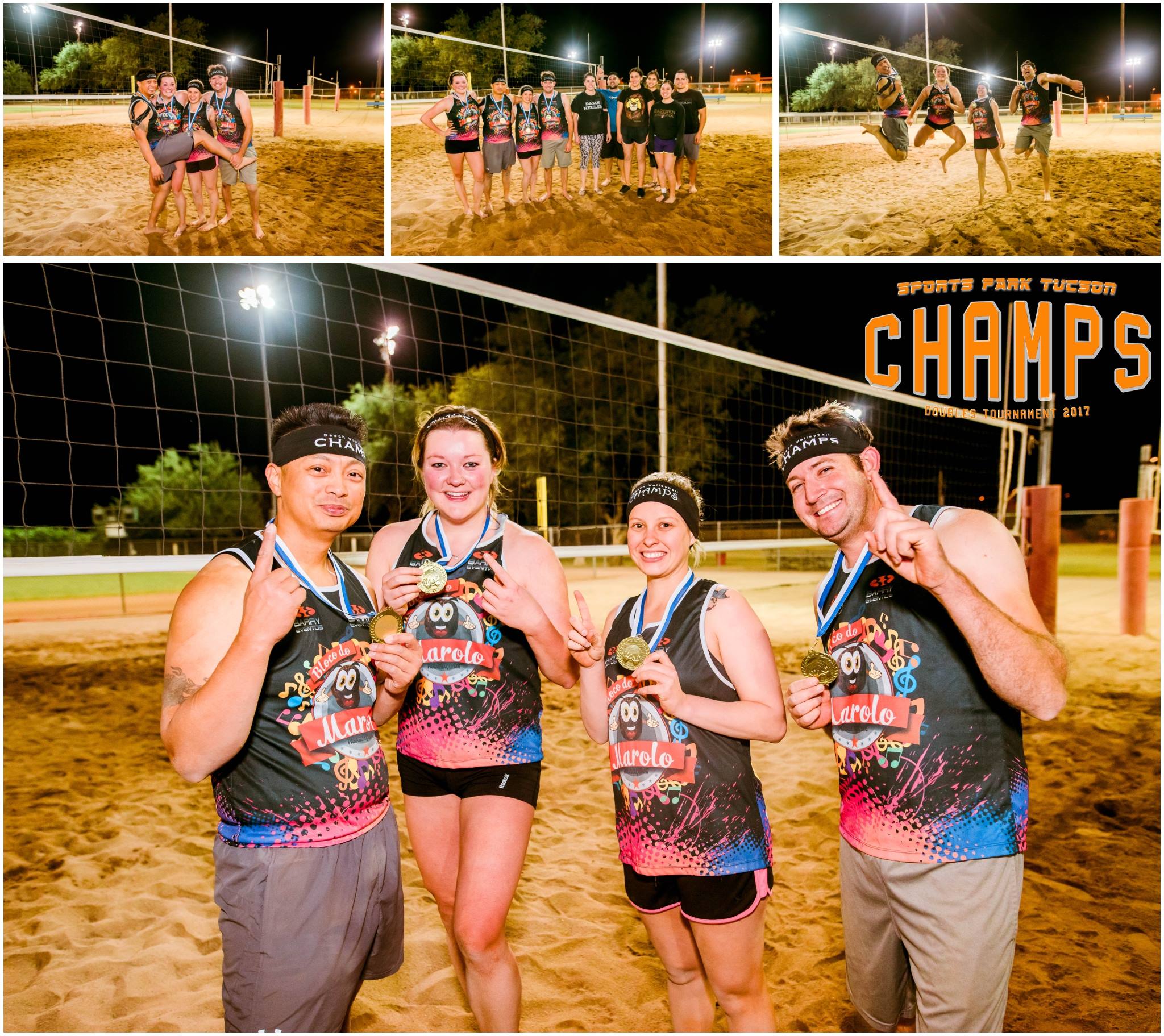 Volleyball Mon Co-ed 4 v 4 - Gold Champions