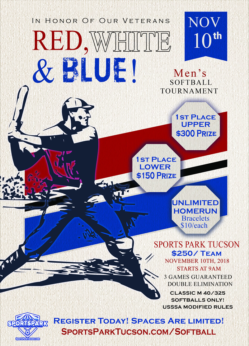 Nov 10th RWB Softball Tournament Men's 10v10 - Upper