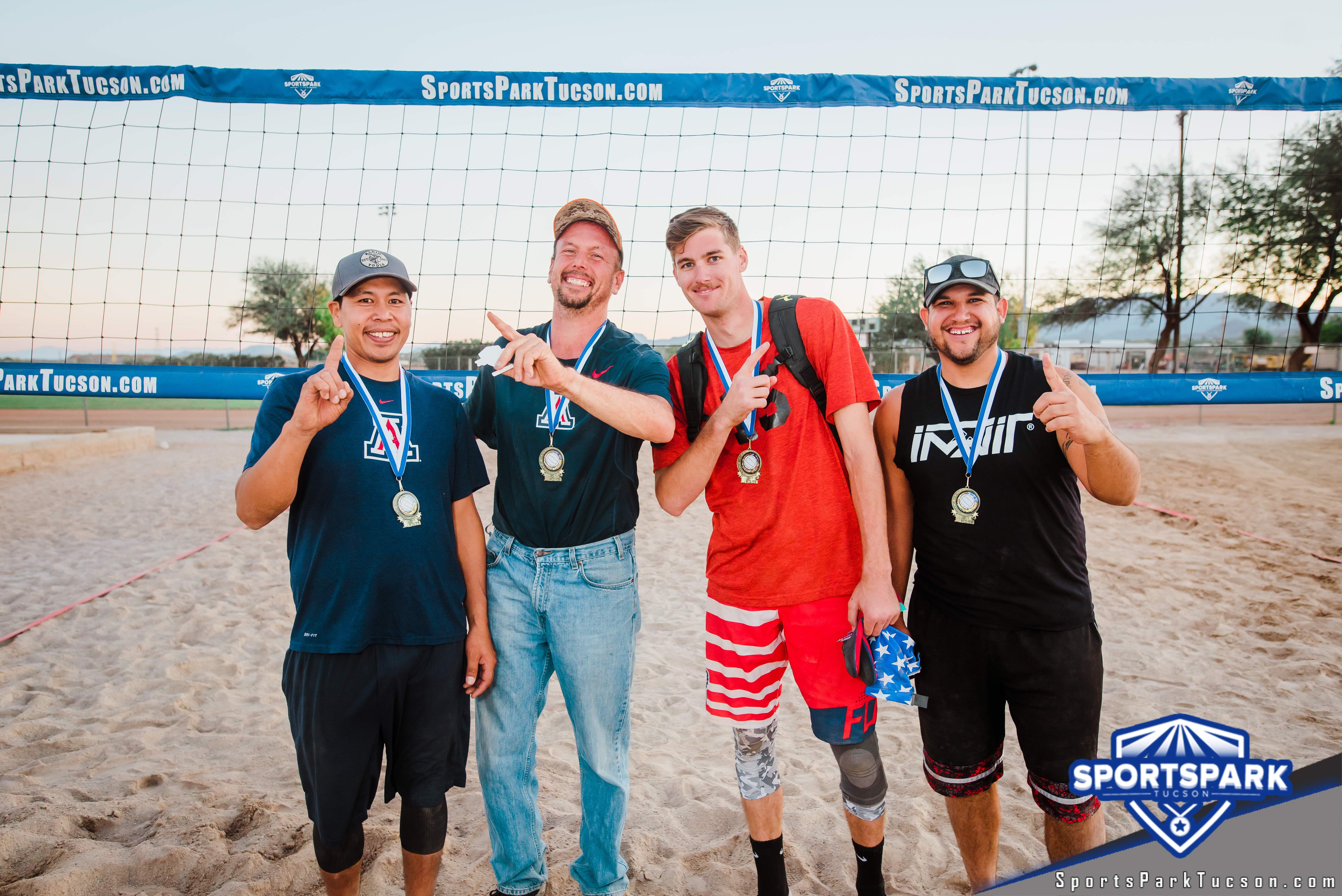 Nov 10th RWB Volleyball Tournament Men's 4v4 - A/B Champions