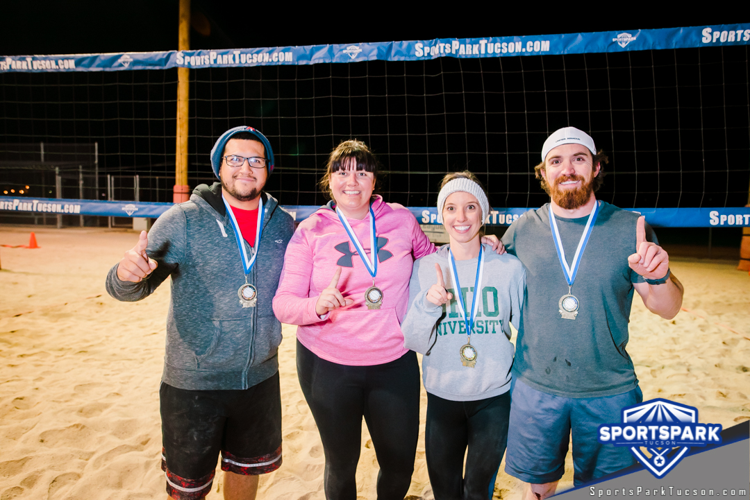 Volleyball Wed Co-ed 4v4 - A/B Champions