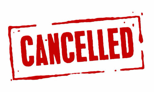 Games cancelled Tuesday, March 23rd, 2021