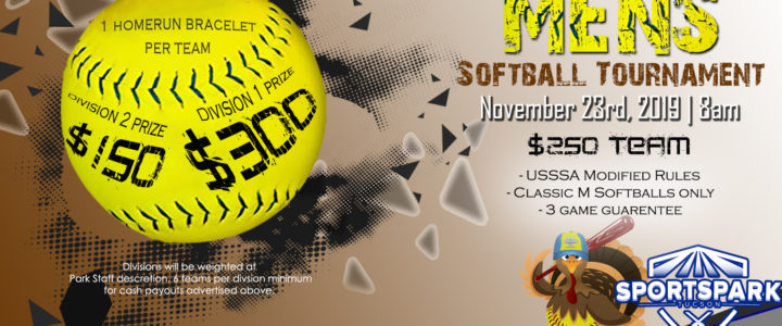 Nov 23rd Softball Tournament Men’s 10v10