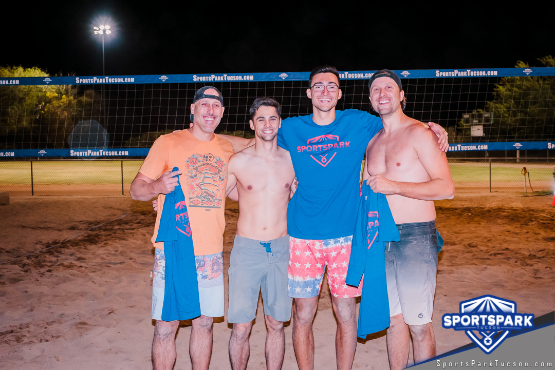 Jun 13th Beach Volleyball Tournament Men's 4v4 - A/B Champions