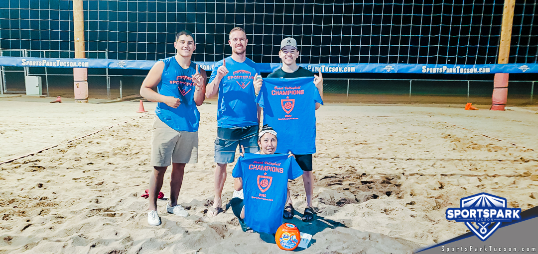 Aug 22nd Volleyball Tournament Co-ed 4v4 Draw Champions