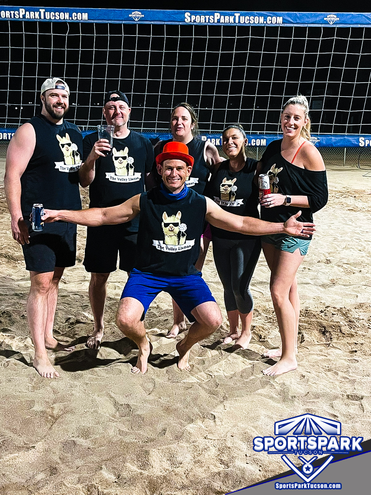 Volleyball Wed Co-ed 4v4 - C, Team: The Volley Llamas