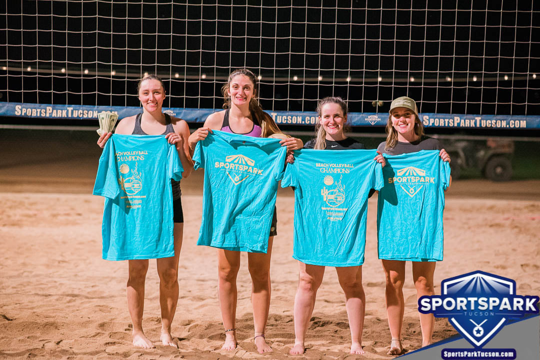 Jul 31st Sand Volleyball Tournament Women's 4v4 - A/B Champions