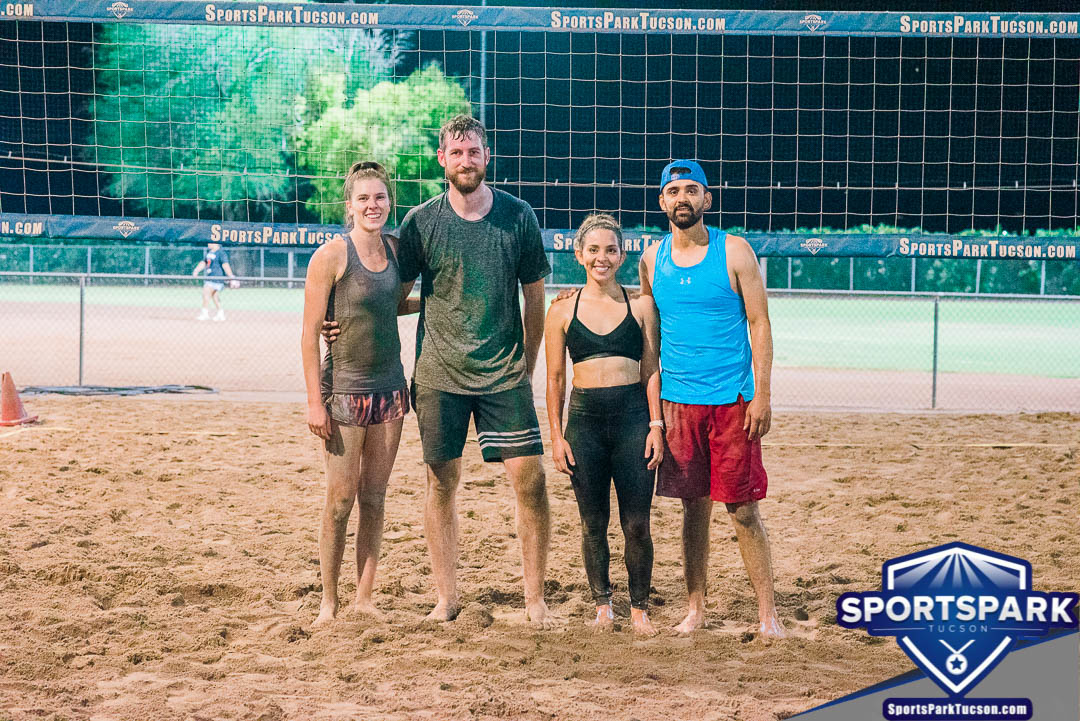 Aug 28th Sand Volleyball Tournament Co-ed 2v2 Champions