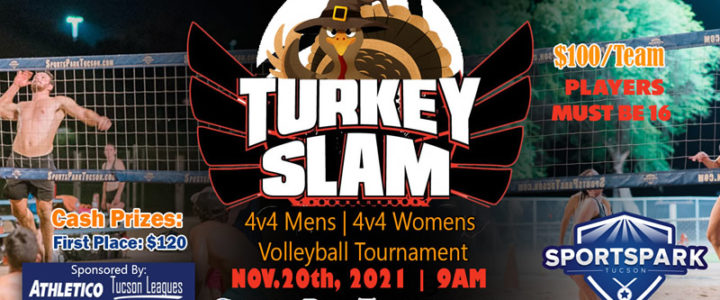 Nov 20th Sand Volleyball Tournament Men’s & Women’s 4v4