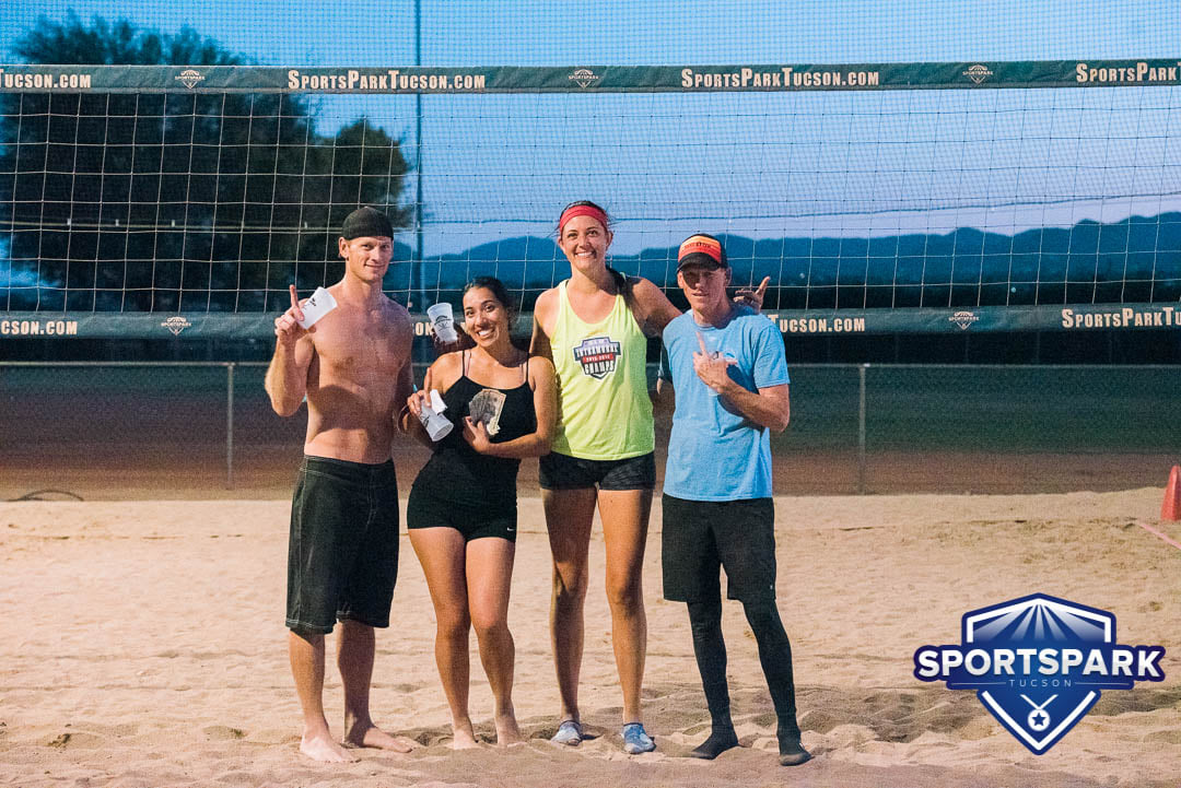 Oct 16th Sand Volleyball Tournament Co-ed 4v4 Champions