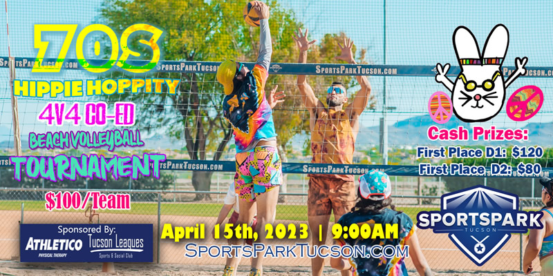 Apr 15th Sand Volleyball Tournament Co-ed 4v4 - A/B