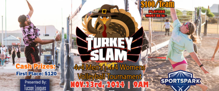 Nov 23rd Sand Volleyball Tournament Men’s & Women’s 4v4